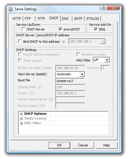 Install Proxydhcp