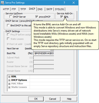 Shining Ordliste klasselærer PXE Server for Windows (UEFI & BIOS) - Serva
